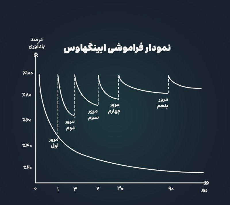 منحنی فراموشی ابینگهاوس چیست؟