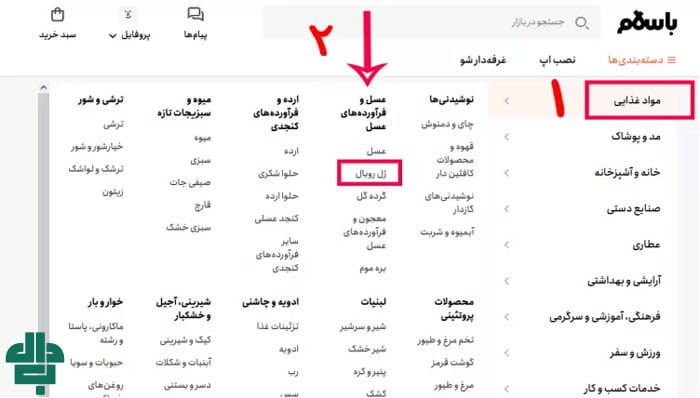 ورود به پنل مدیریت غرفه در باسلام